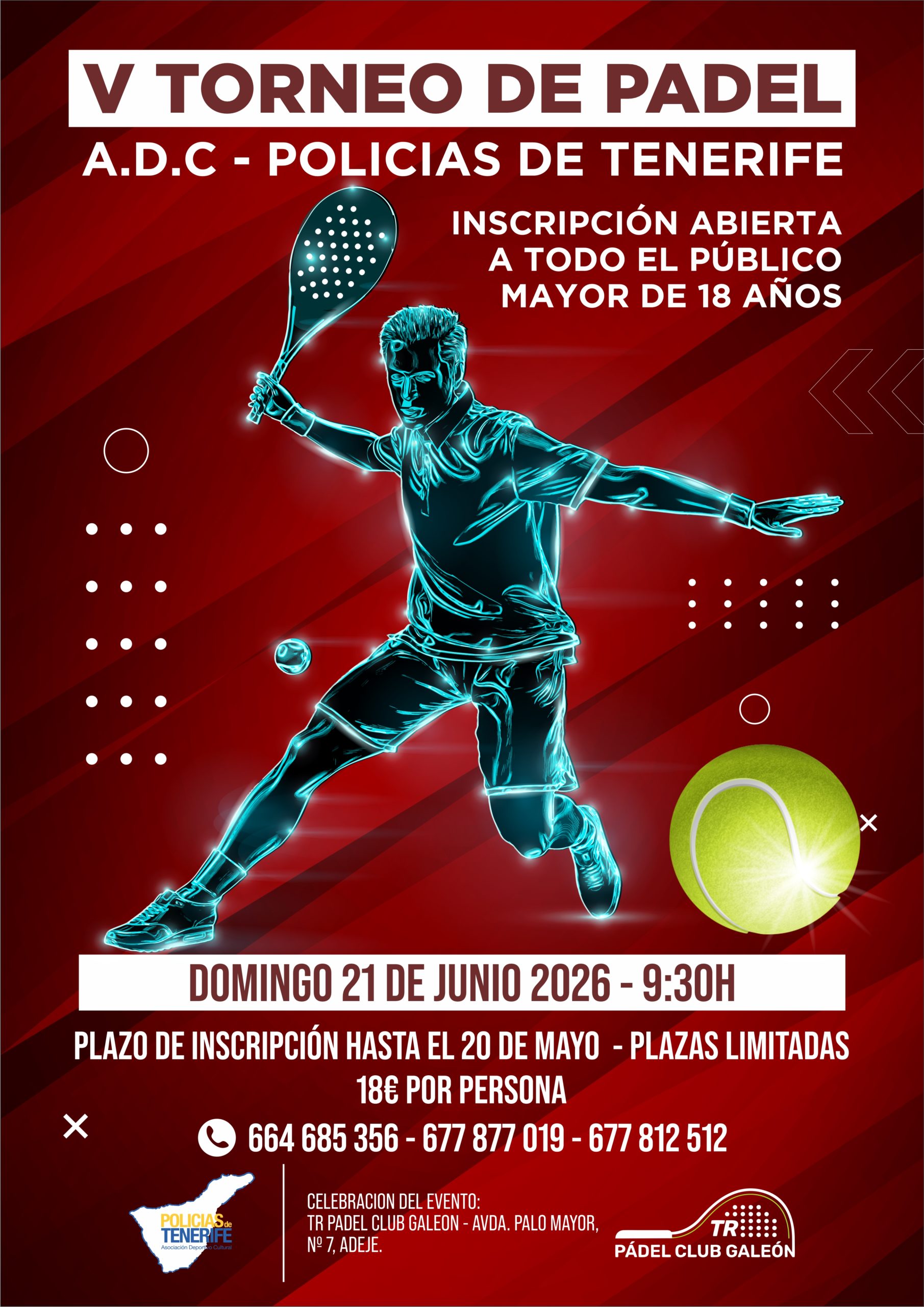 II Torneo de Padel A.D.C. Policias de Tenerife. Adeje 2023